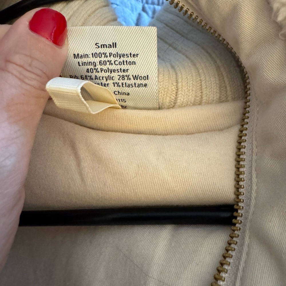 Varley Off-White Knit Jacket NEW - Picture 7 of 7